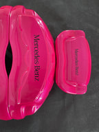 Рожеві кастомні чохли на гальмівні супорти Mercedes Benz, комплект 4 шт.