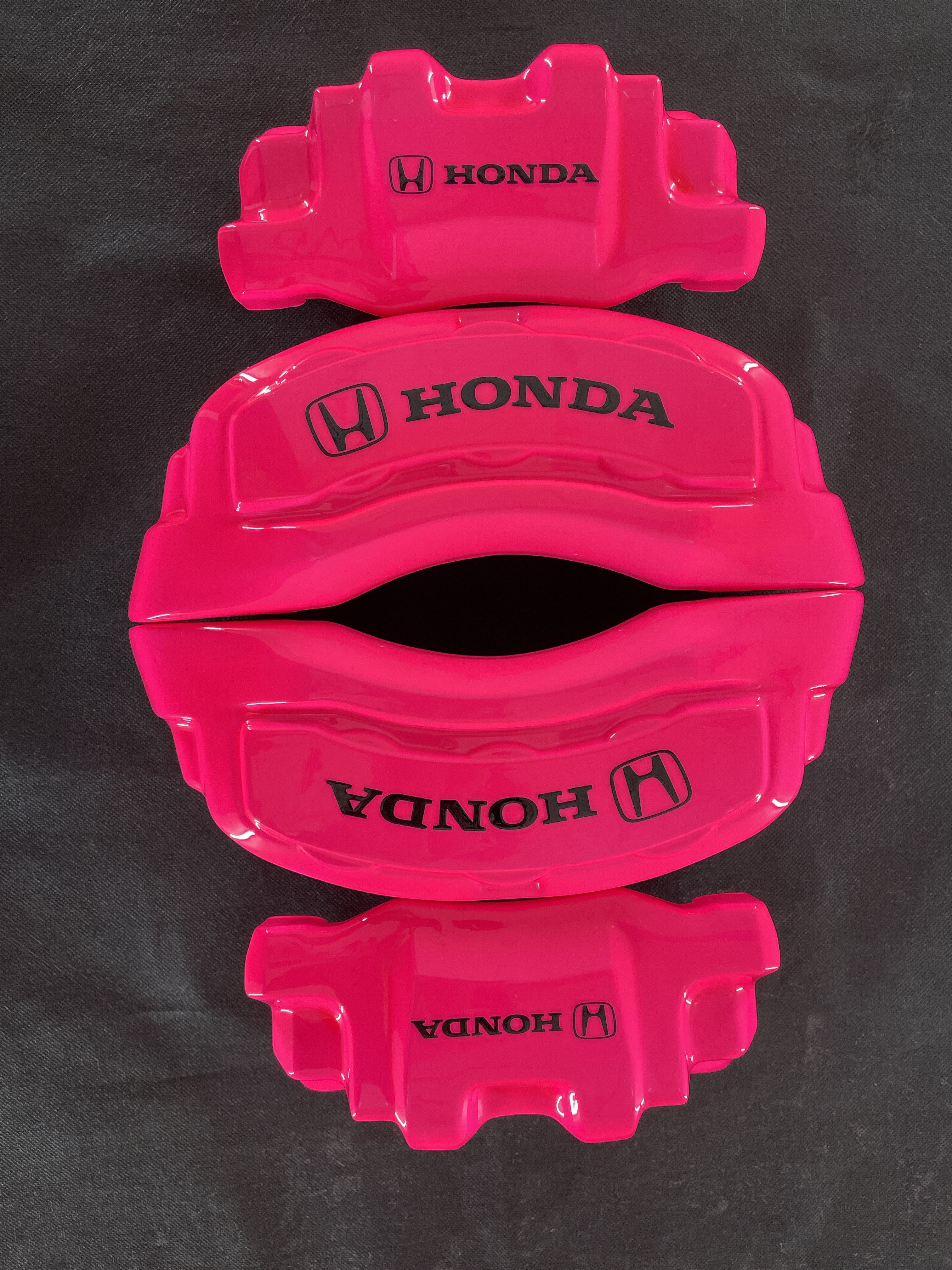 Honda Accord 2023-2024 рожеві кастомні накладки на гальмівні супорти, комплект з 4 шт.