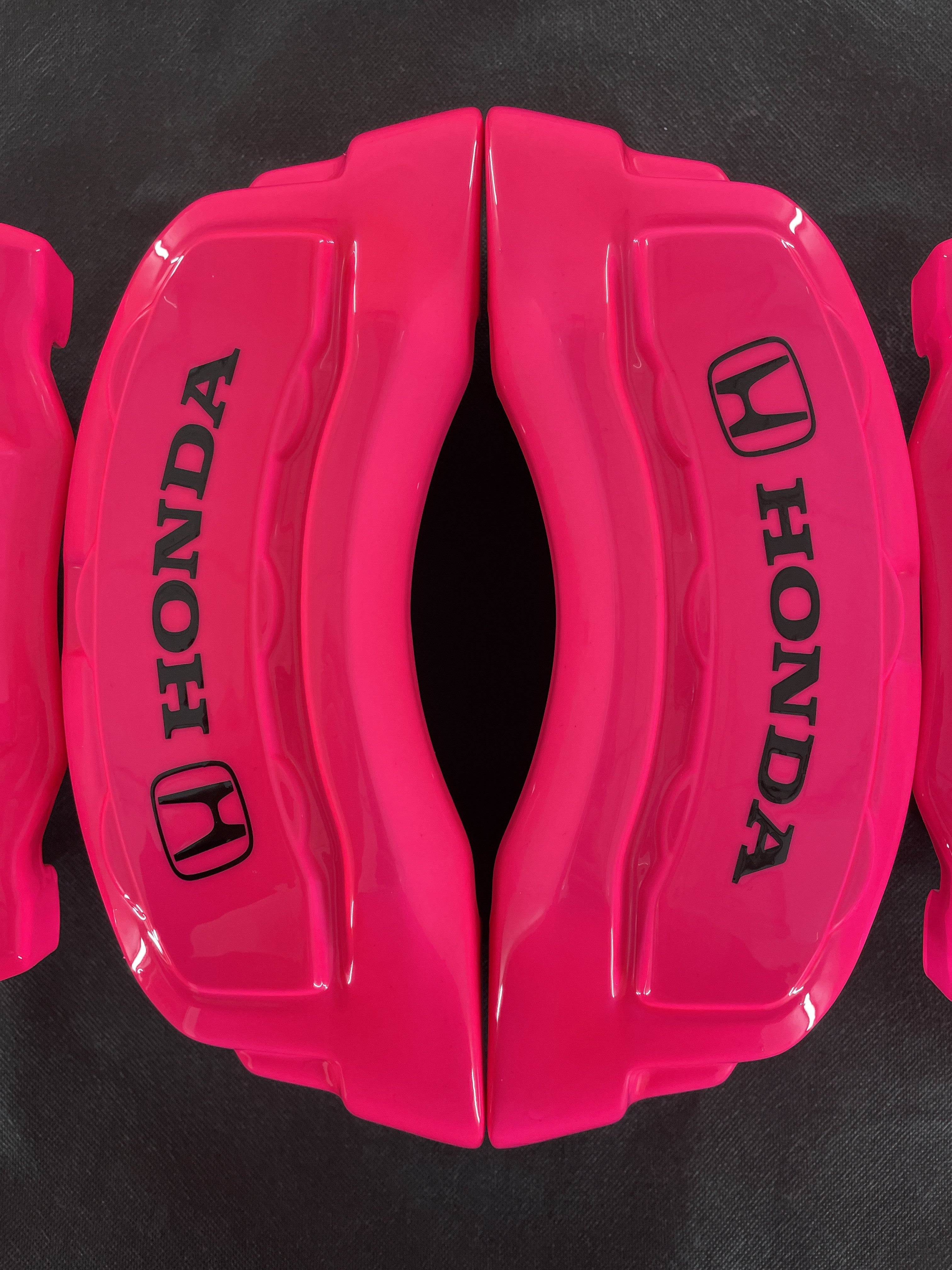 Honda Accord 2023-2024 рожеві кастомні накладки на гальмівні супорти, комплект з 4 шт.