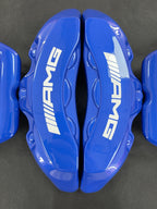 Сині індивідуальні накладки на гальмівні супорти Mercedes-Benz AMG, комплект із 4-х штук