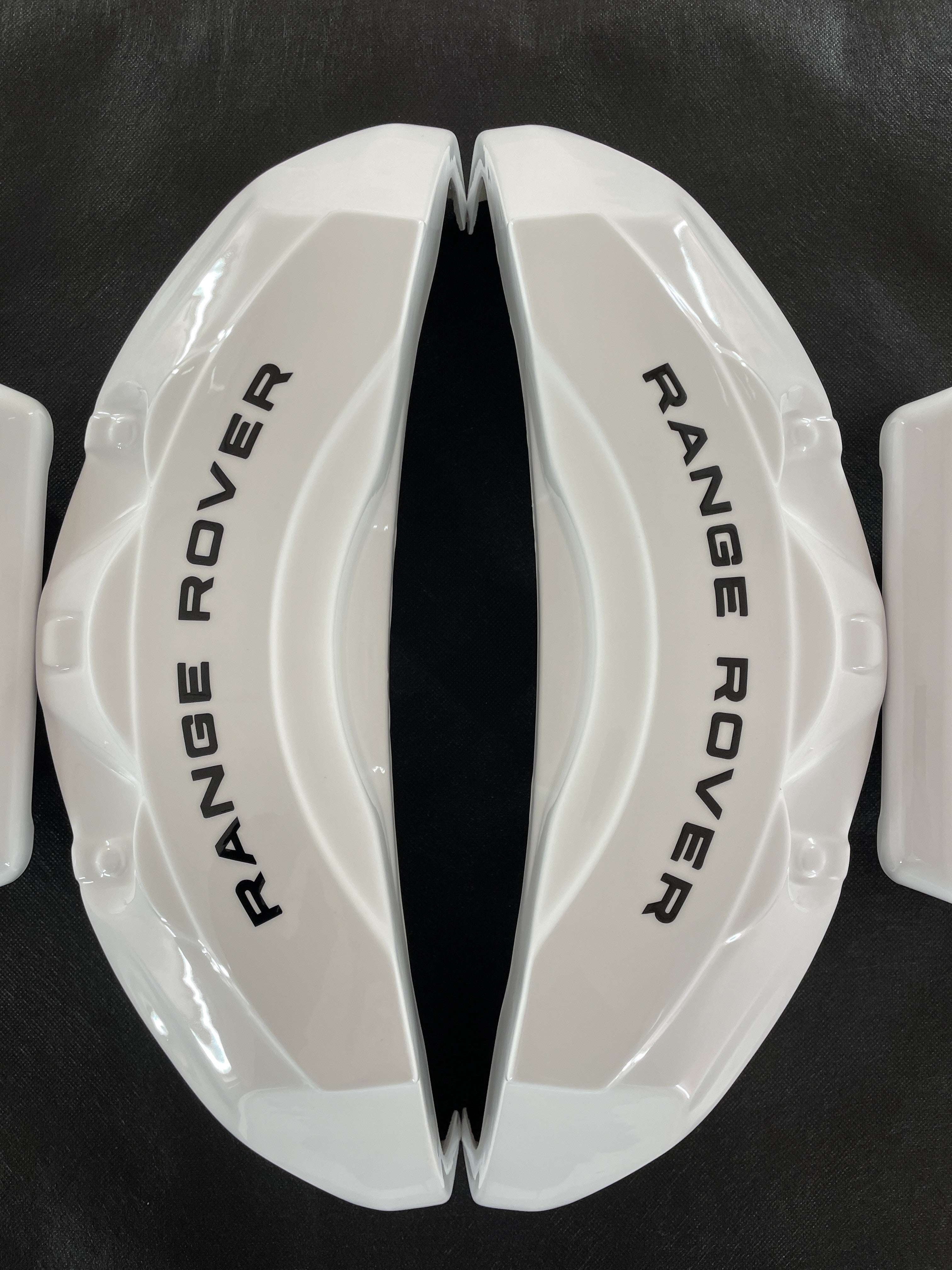 Білі кастомні чохли для супортів Land Rover Range Rover Sport 2010-2017, комплект з 4 шт.