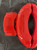 Комплект із 4 червоних декоративних накладок на супорти Porsche