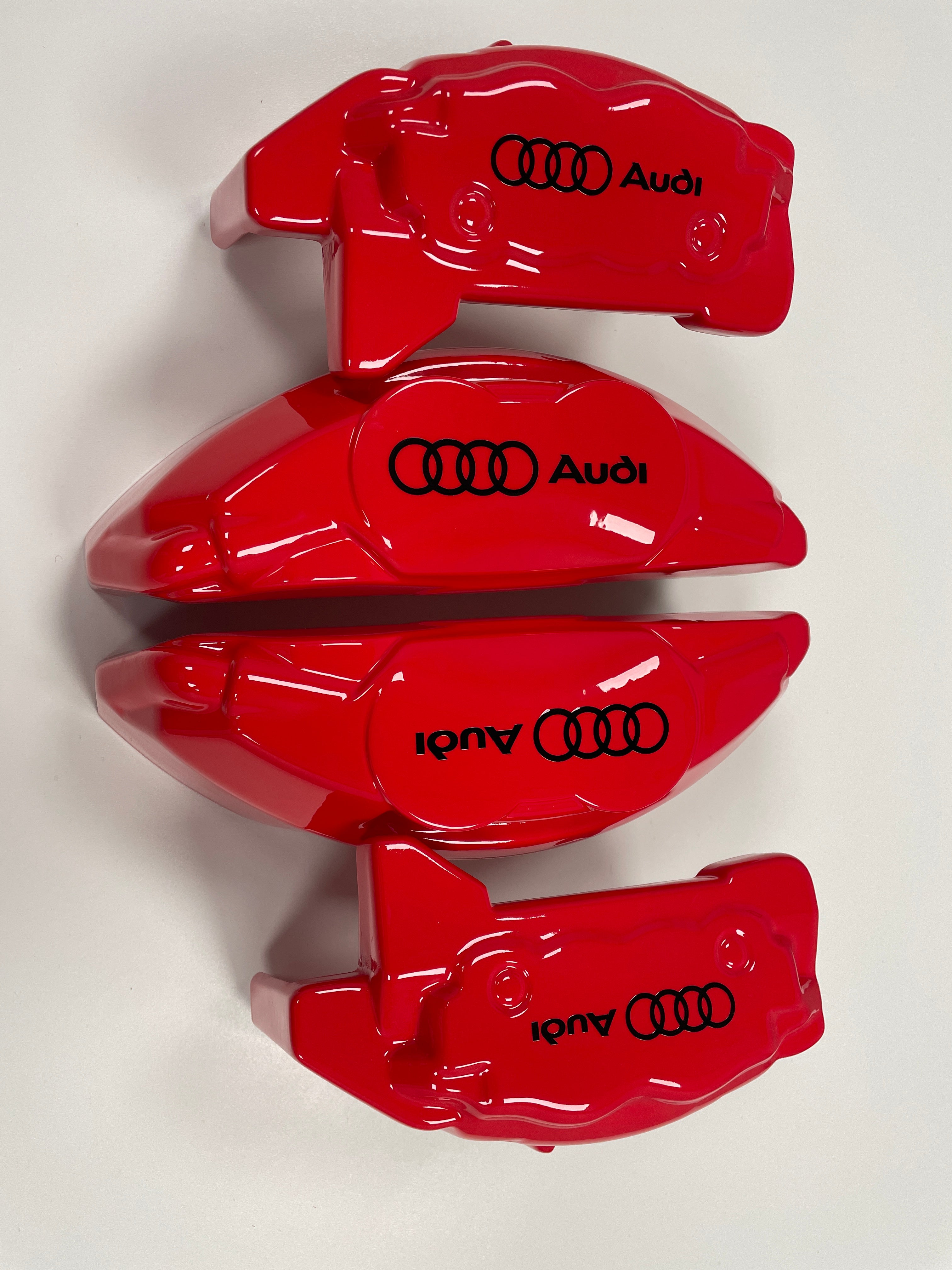 Audi Q5 8R 2009-2017 червоні накладки на супорти, комплект із 4 шт.