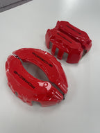 Porsche Cayenne Panamera 2016-2020 червоні накладки на гальмівні супорти, комплект з 4 шт.