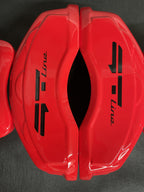 Kia Optima 2011-2016 червоні кастомні накладки на гальмівні супорти, комплект з 4 шт.