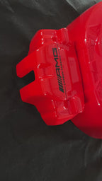 Червоні кастомні чохли для гальмівних супортів Mercedes Benz AMG, комплект із 4 шт.